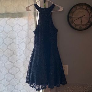 Navy Blue homecoming dress